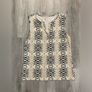 Kim Rogers Sleeveless Top Cotton Neutral Small